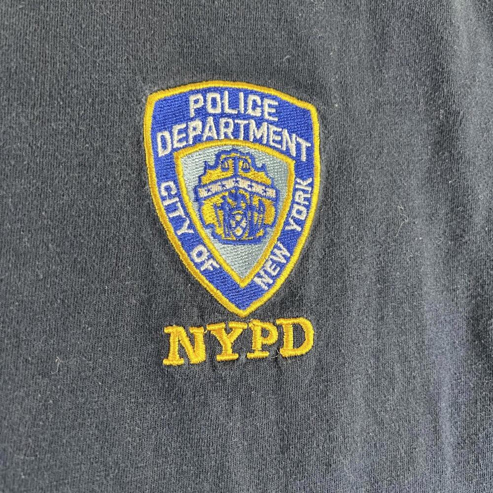 Police Black Short Sleeve NYPD Tee - Picture 5 of 7